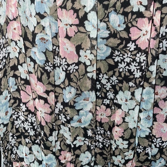 American Eagle Multicolor Floral Flowy Mini Dress - Size: S - Picture 4 of 4